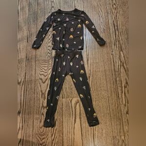 KYTE Baby Pajama Set Mushrooms Pattern 4T Bamboo Long Sleeves